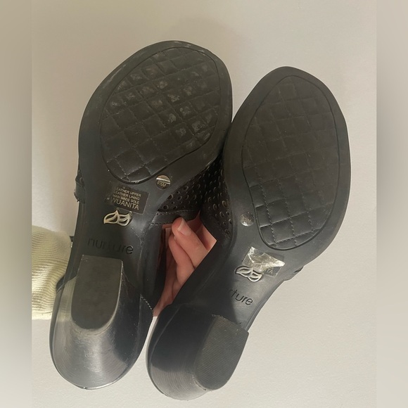 Nurture Heel Leather Sandal - Picture 8 of 8